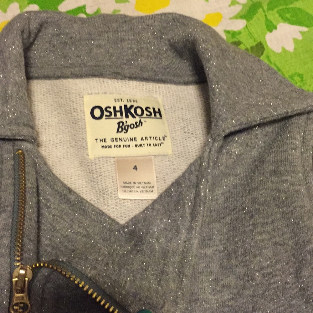 LG sz4 asymmetrical zip sparkle jacket - Picture 2 of 7